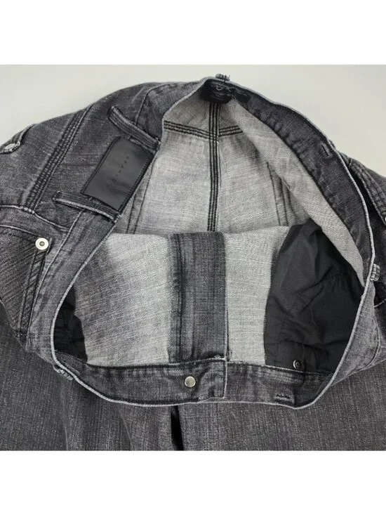 Sean John Jeans Mens 40x33 Denim Black Y2K Hip Hop Baggy - Picture 5 of 9